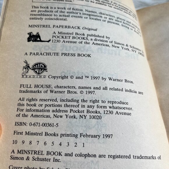 90's Vintage Full House Paperbacks - Vintage Kids Books-Collectible Kids Books - Picture 6 of 6